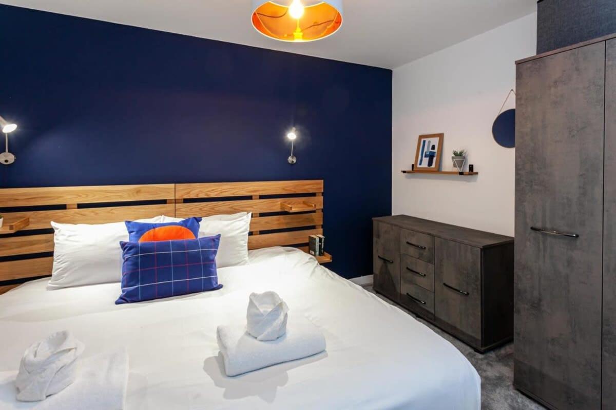 Superb 2 Bed Flat 5Min To Old Trafford Stadium 曼彻斯特 外观 照片